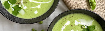 Green Pea Curried Soup