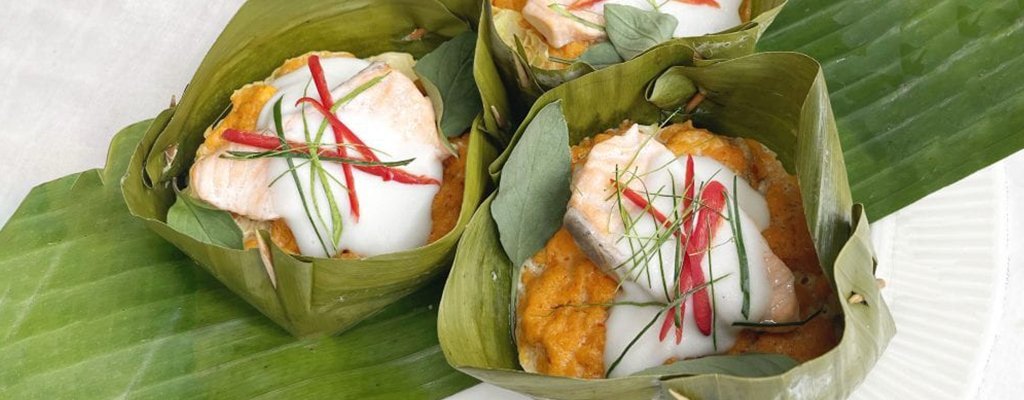 Hor Mok Pla - Thai Steamed Fish Curry - Mae Jum Store (UK)