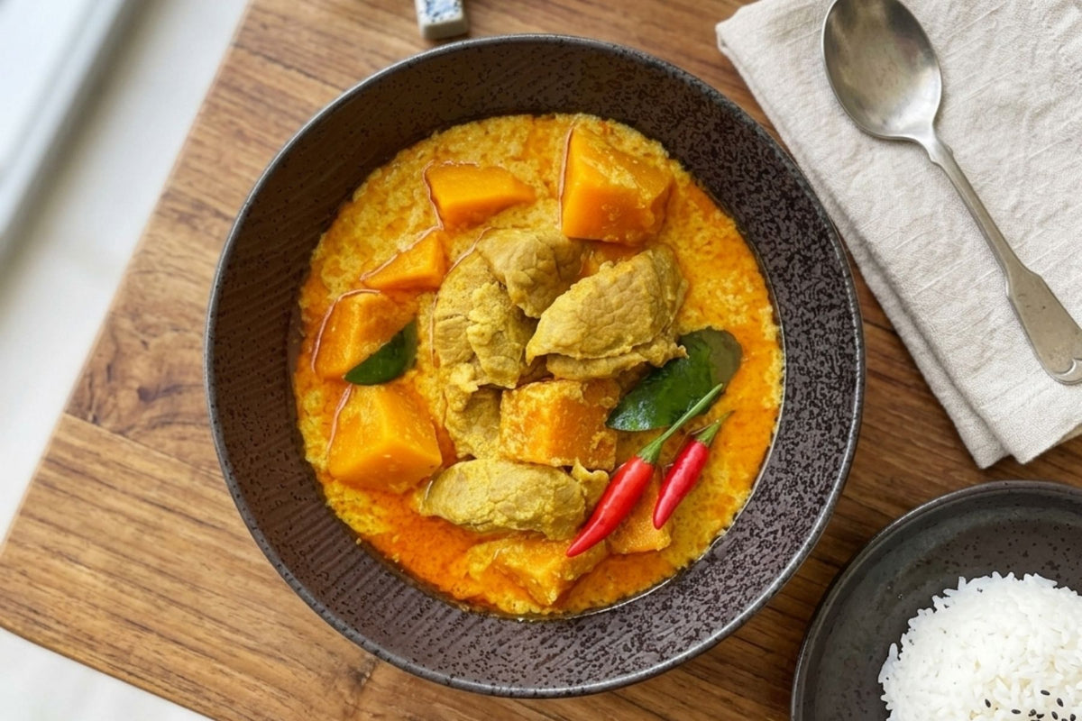 Pork and Pumpkin Thai Yellow Curry
