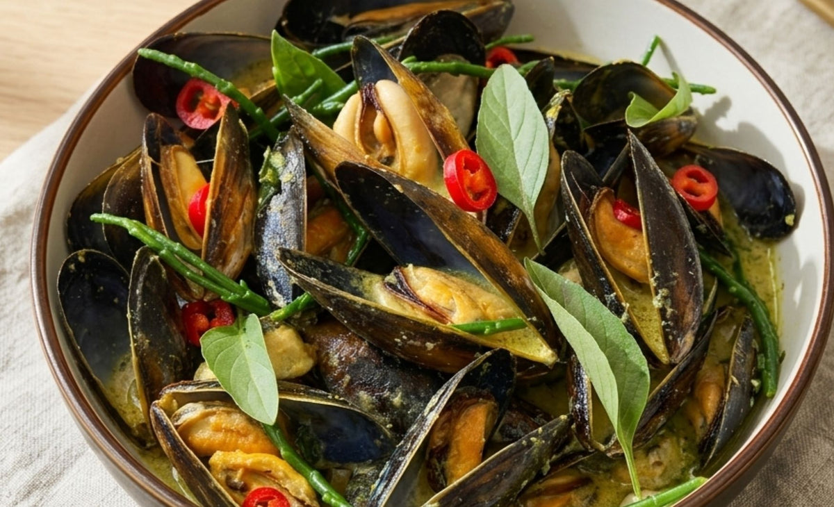 Thai Green Curry Mussels