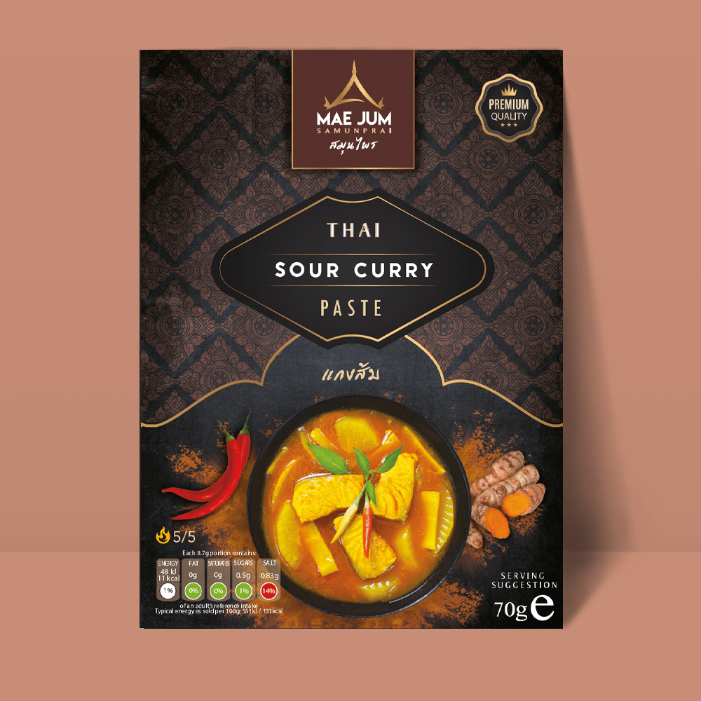 Thai Sour Curry Paste - Mae Jum Store - MJ-SPA-S1-70-V0
