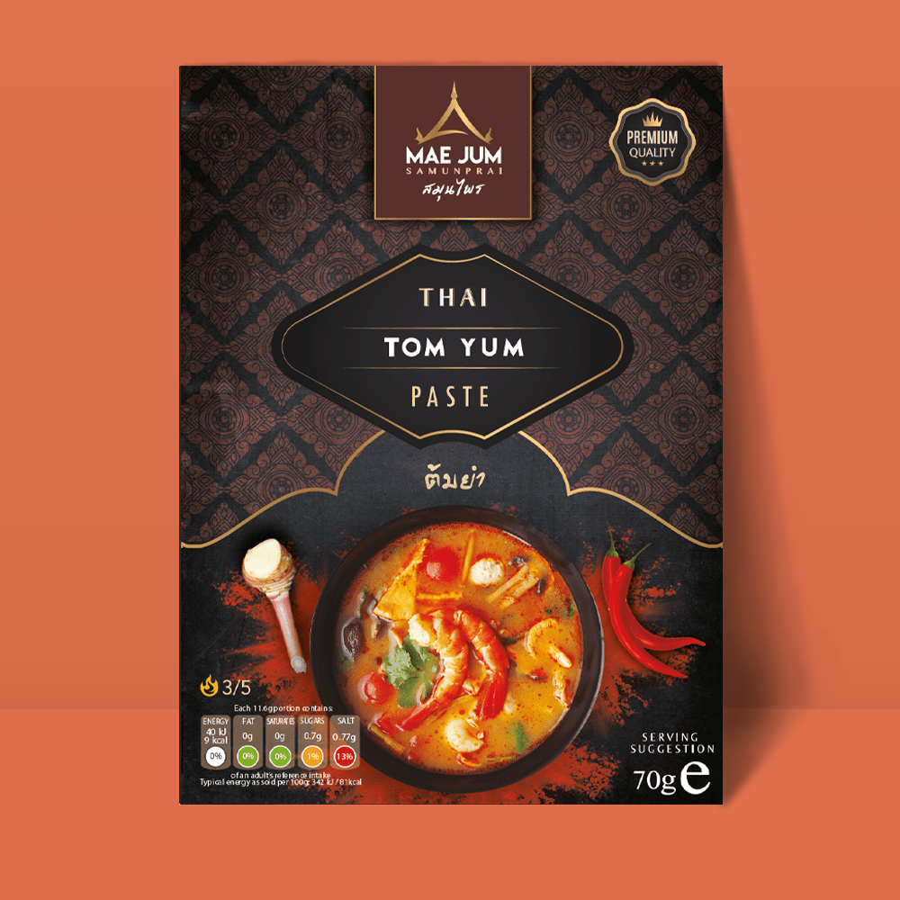 Thai Tom Yum Paste - Mae Jum Store - MJ-TYA-S1-70-V0