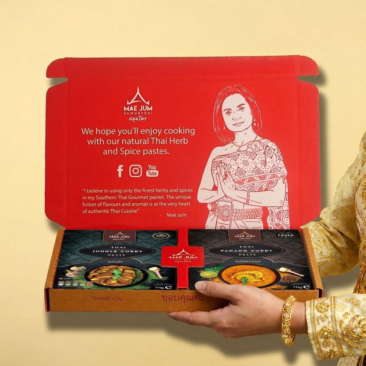 Mae Jum Variety Curry Bundle | 3 Amazing Thai Pastes (x2)
